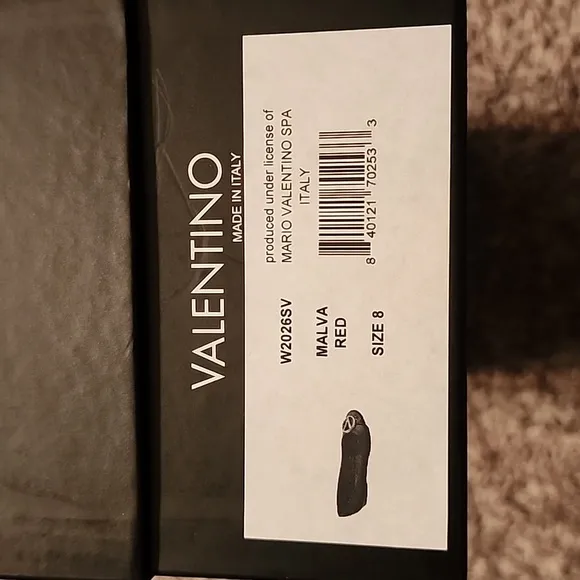 Valentino Malva Ballet Flats Shoe in Red