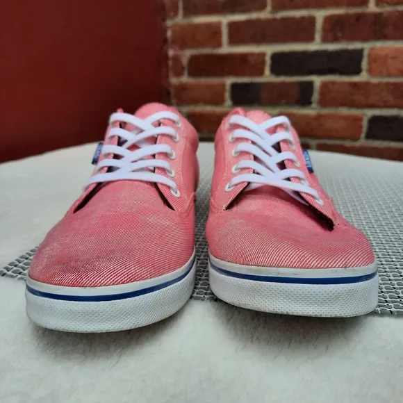 Vans Atwood Mid Top Lace Up Sneakers Women's 8 Pink Red Marbled