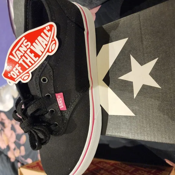 Vans Kids Black Sneakers