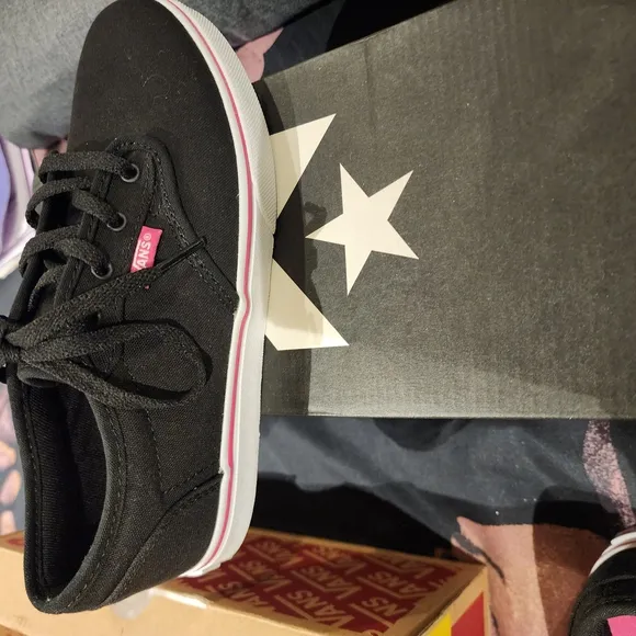 Vans Kids Black Sneakers