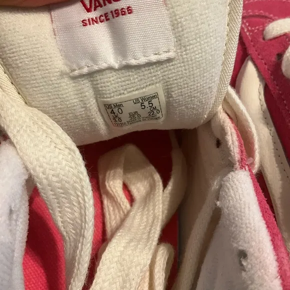 Vans Kids Pink Sneakers