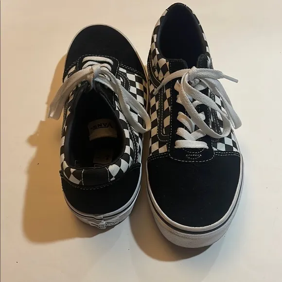 Vans Kids Sneakers Black and White Checkered