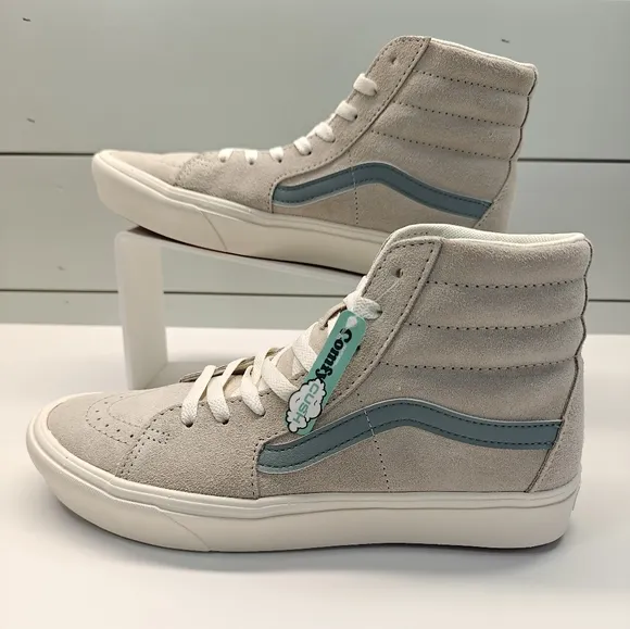 Vans SK8-Hi ComfyCush Growing Everyday Suede Lightweight Comfy Oatmeal sneakers