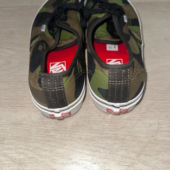 Vans X Bape 44 DX Woodland Camo Sneakers