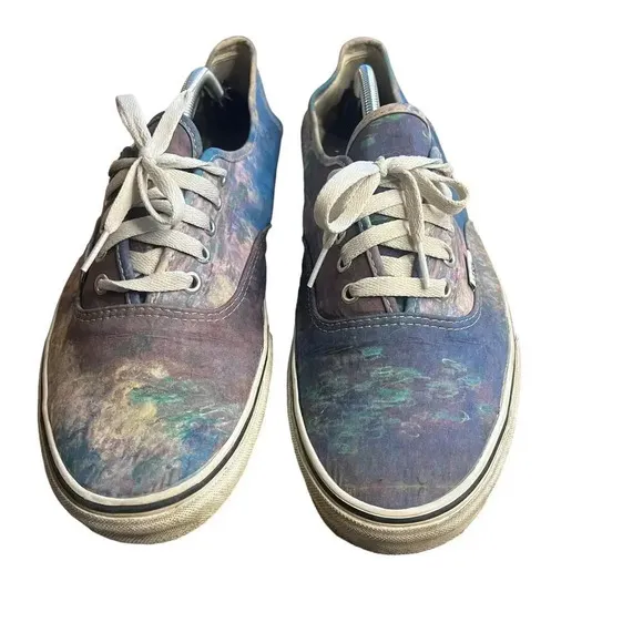 Vans X MoMA Authentic Claude Monet Water Lilies‎ Sneakers Men's Size 13.0