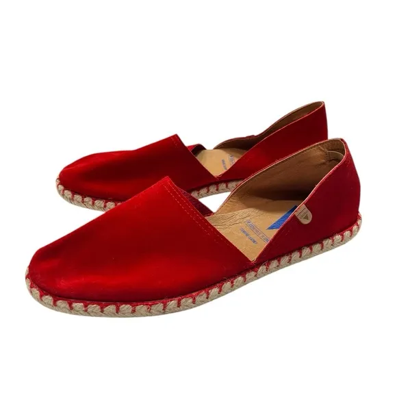Verbenas Espadrilles Carmen Serraje Fuego size 10 in Red