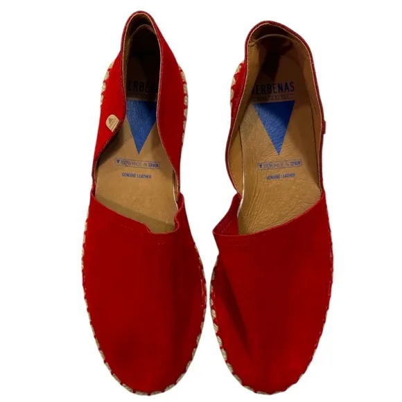 Verbenas Espadrilles Carmen Serraje Fuego size 10 in Red