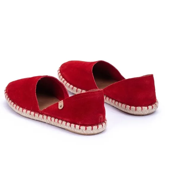 Verbenas Espadrilles Carmen Serraje Fuego size 10 in Red