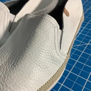 Verbenas Made In Spain Slip On Leather Espadrilles NEW size 41