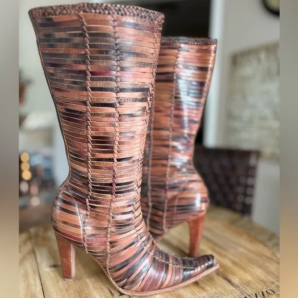 Vero Cuoio Italian Leather Boots size 9
