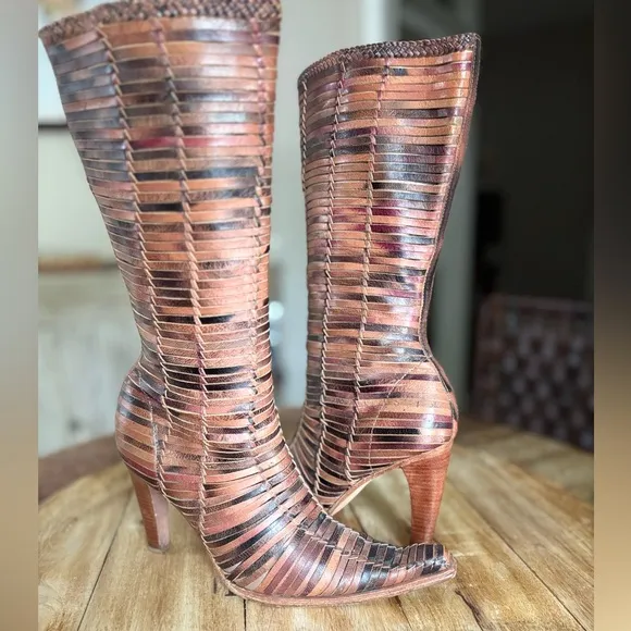 Vero Cuoio Italian Leather Boots size 9
