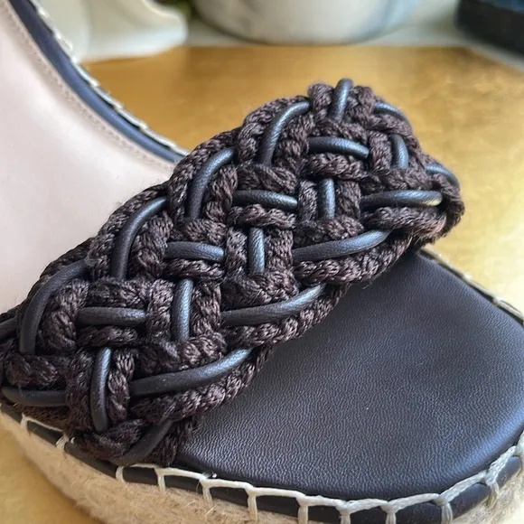 Veronica Beard Reema Wedge Espadrilles in Espresso | Worn Once!