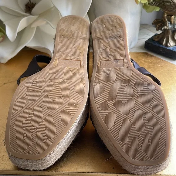 Veronica Beard Reema Wedge Espadrilles in Espresso | Worn Once!