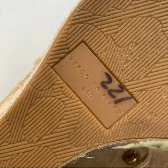 VERONICA BEARD Seki Tan Suede shoes Slingback Espadrille Wedges