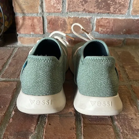 Vessi Everyday Classic Waterproof Sneakers in Fig Green