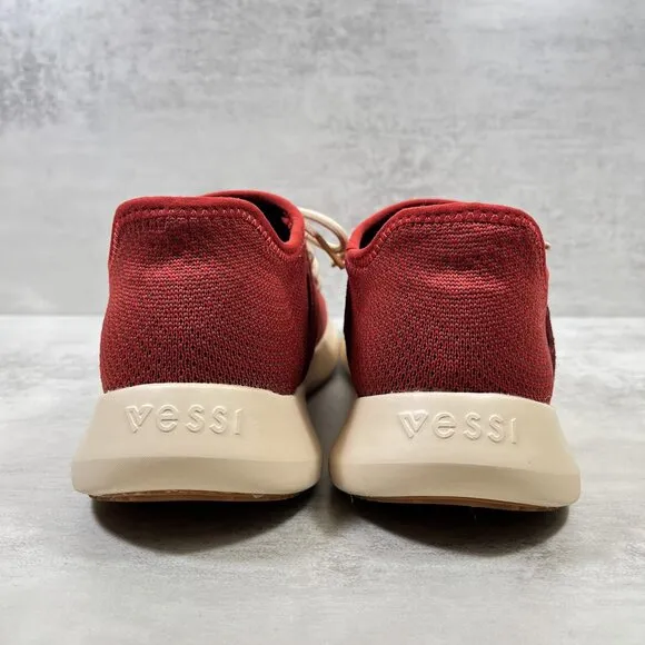 Vessi Everyday Classic Waterproof Sneakers - Women's Size 8 - Red