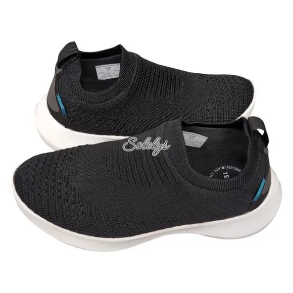 Vessi Everyday Move Slip On Onyx Black White Waterproof Dyma-Tex Sneaker Women 5