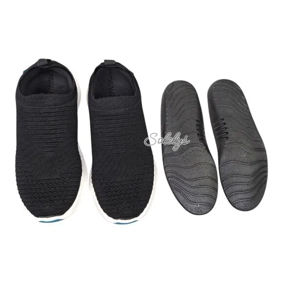 Vessi Everyday Move Slip On Onyx Black White Waterproof Dyma-Tex Sneaker Women 5
