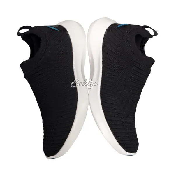 Vessi Everyday Move Slip On Onyx Black White Waterproof Dyma-Tex Sneaker Women 5