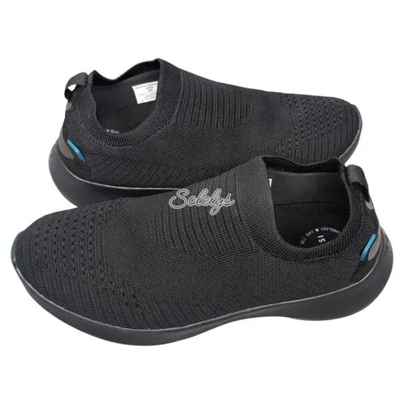 Vessi Everyday Move Slip On Womens 9 Onyx Black Waterproof Dyma-Tex Sneaker