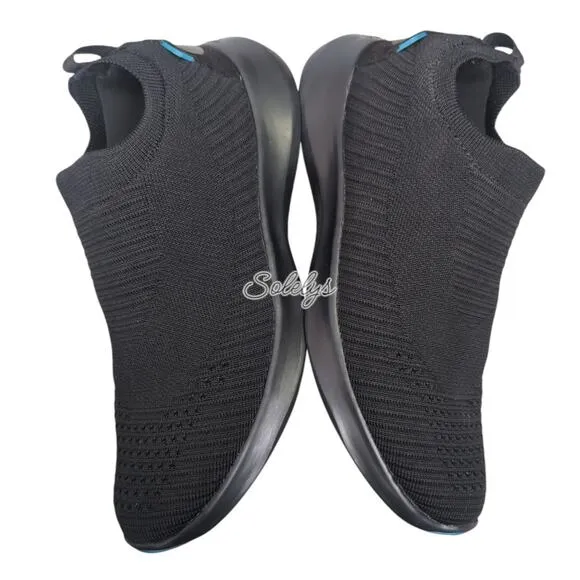 Vessi Everyday Move Slip On Womens 9 Onyx Black Waterproof Dyma-Tex Sneaker