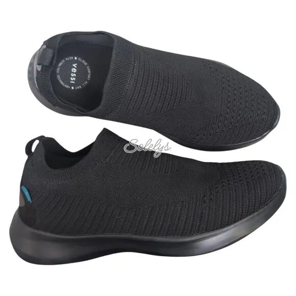 Vessi Everyday Move Slip On Womens 9 Onyx Black Waterproof Dyma-Tex Sneaker