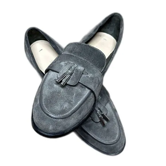 Via Spiga Amica Slip on gray Loafers Size: 5.5M