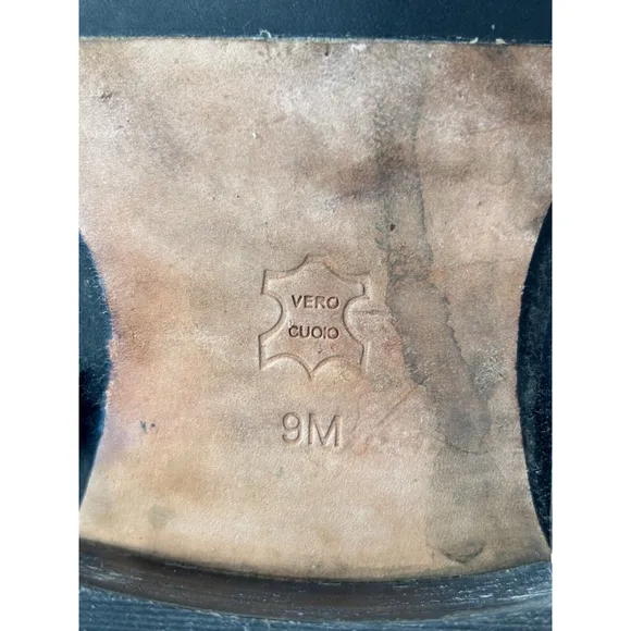 Via Spiga Kacey Black Leather Riding Boots size 9