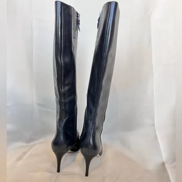 Via Spiga Mid Calf Heeled Boots