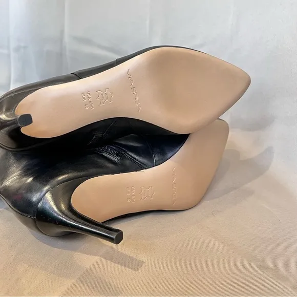 Via Spiga Mid Calf Heeled Boots
