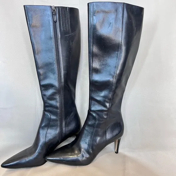 Via Spiga Mid Calf Heeled Boots