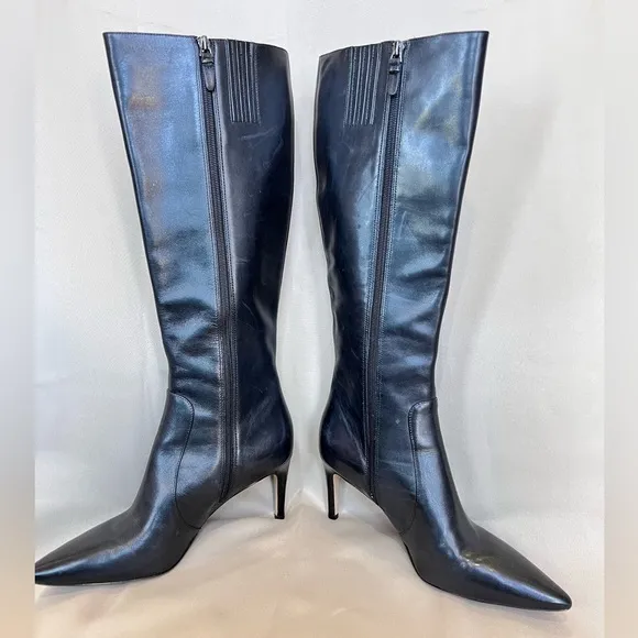 Via Spiga Mid Calf Heeled Boots