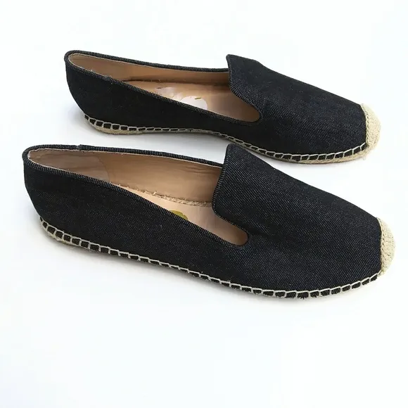 Vince Camuto denim espadrille slip on flats