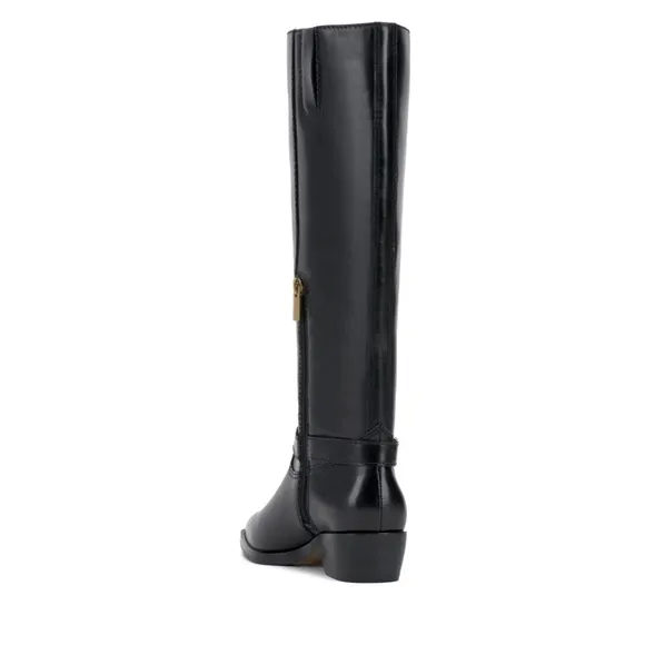 VINCE CAMUTO Melise Wide Calf Tall Black Boots - Size 7.5W