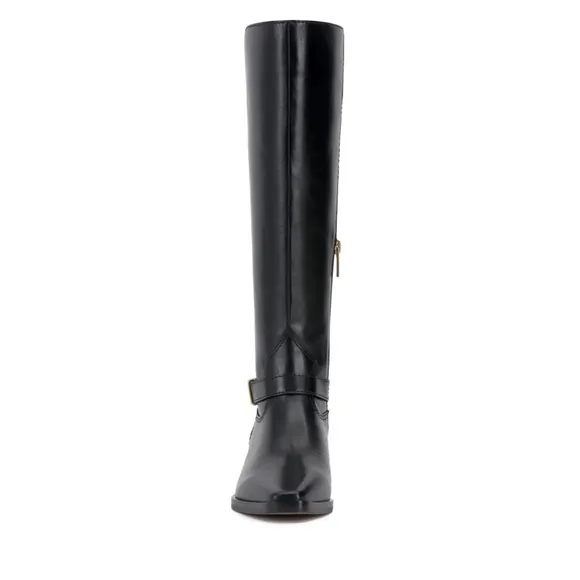 VINCE CAMUTO Melise Wide Calf Tall Black Boots - Size 7.5W