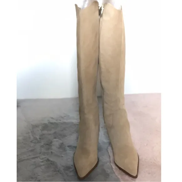 Vince camuto oyennda vanilla wide calf boots