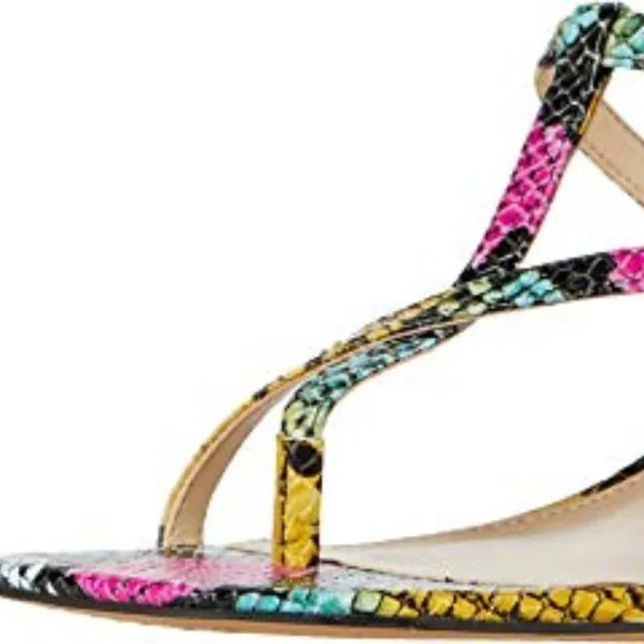Vince Camuto Soraja Multicolor Snakeskin Sandals