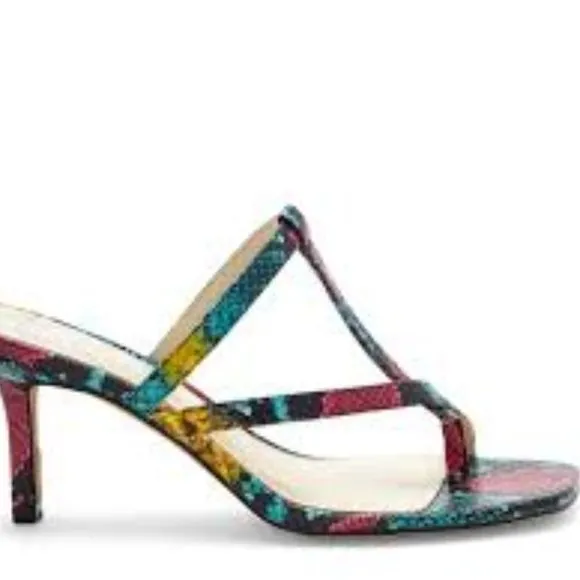 Vince Camuto Soraja Multicolor Snakeskin Sandals