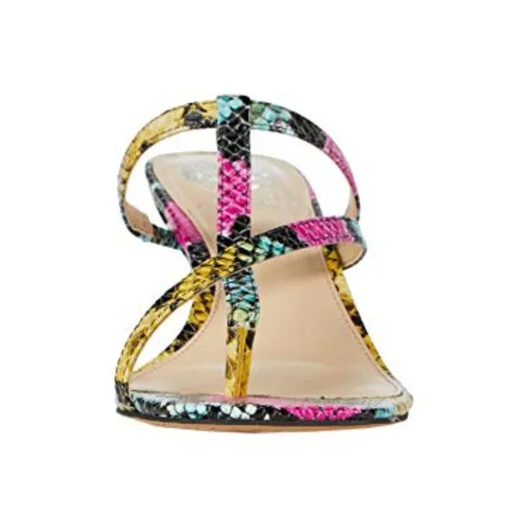Vince Camuto Soraja Multicolor Snakeskin Sandals