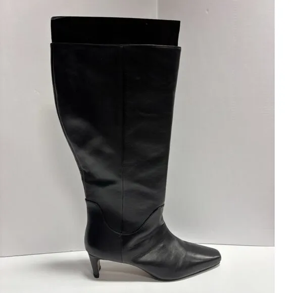Vince Camuto Women’s Avriah, Black Knee High Boots, Size 11W, Extra Wide Calf