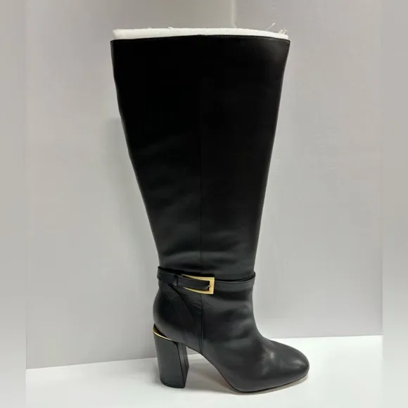 Vince Camuto Women’s Joanel, Black Knee High Boots, Size 10W, Extra Wide Calf