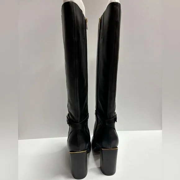 Vince Camuto Women’s Joanel, Black Knee High Boots, Size 10W, Extra Wide Calf