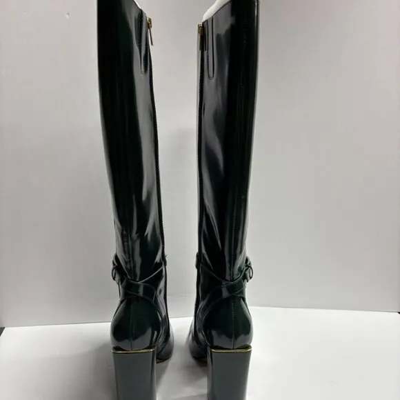 Vince Camuto Women’s Joanel, Green Knee High Boots, Size 9.5W, Extra Wide Calf