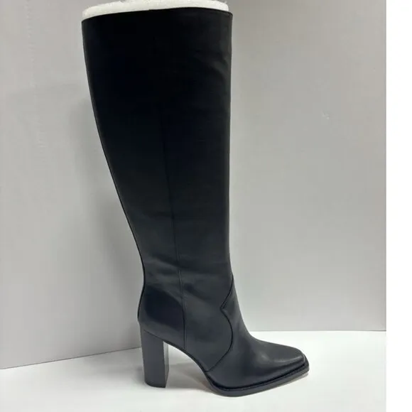 Vince Camuto Women’s Lecheya, Black Knee High Boots, Size 8M, Wide Calf