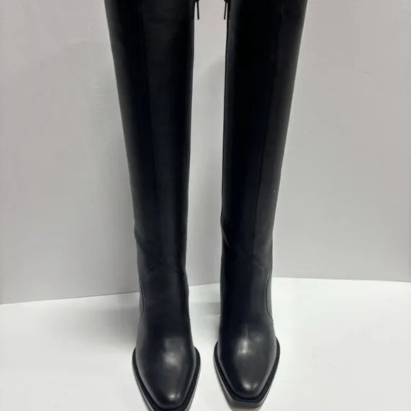 Vince Camuto Women’s Lecheya, Black Knee High Boots, Size 8M, Wide Calf