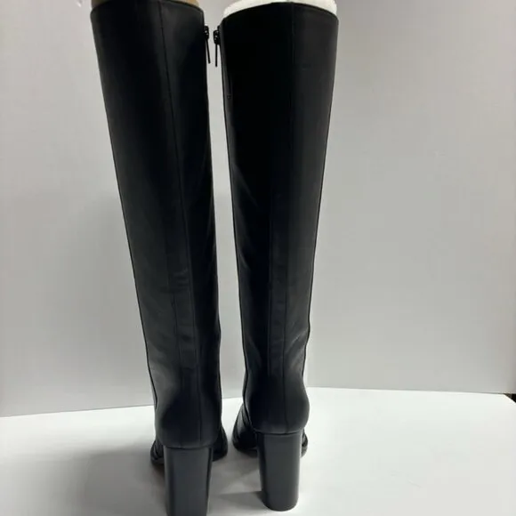 Vince Camuto Women’s Lecheya, Black Knee High Boots, Size 8M, Wide Calf