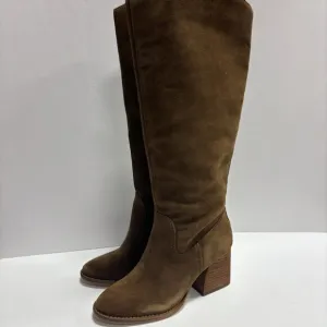 Vince Camuto Women’s Leila 2, Brown Knee High Boots, Size 8M, Wide Calf