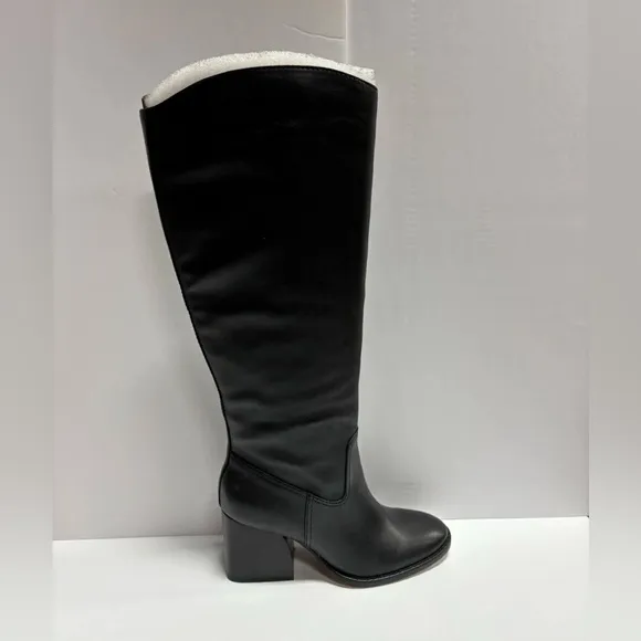Vince Camuto Women’s Leila, Black Knee High Boots, Size 7M, Wide Calf