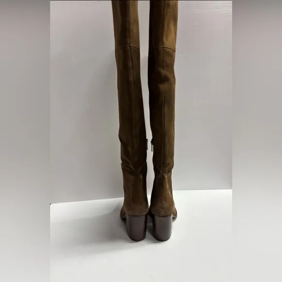 Vince Camuto Women’s Paulie Over The Knee Boots Brown, Size 11M, Wide Calf