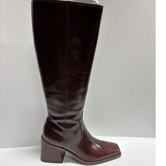 Vince Camuto Women’s Sangeti 2, Mahogany Knee High Boots, Size 8.5M, Wide Calf